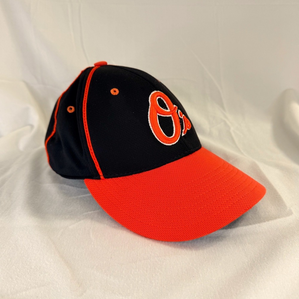 Richardson PTS45 Baltimore Orioles Black Orange Fitted Baseball Cap Size 6 3/4